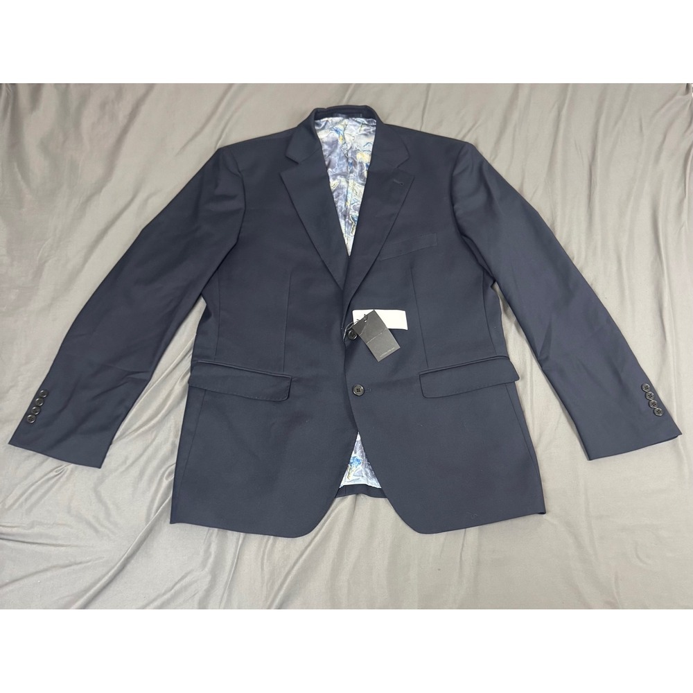 Alton Lane Mercantile Jacket Navy Blue Tailored Fit Blazer 44R AL-1901242 NWT